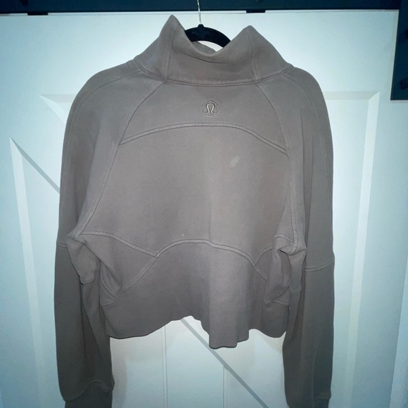 Lulu oversized crop sweatshirt - Picture 2 of 2